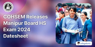 COHSEM Releases Manipur Board HS Exam 2024 Datesheet @cohsem.nic.in; Check Class 12 Timetable Here
